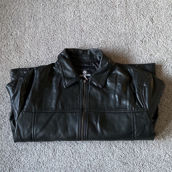 Mens made in Italy (ALTA MODA) leather jacket - Picture 4 of 13
